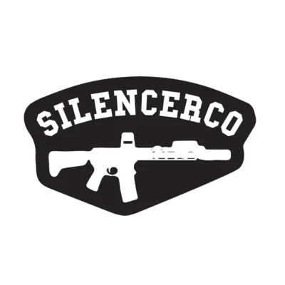 SilencerCo Varsity Rifle Patch and Sticker