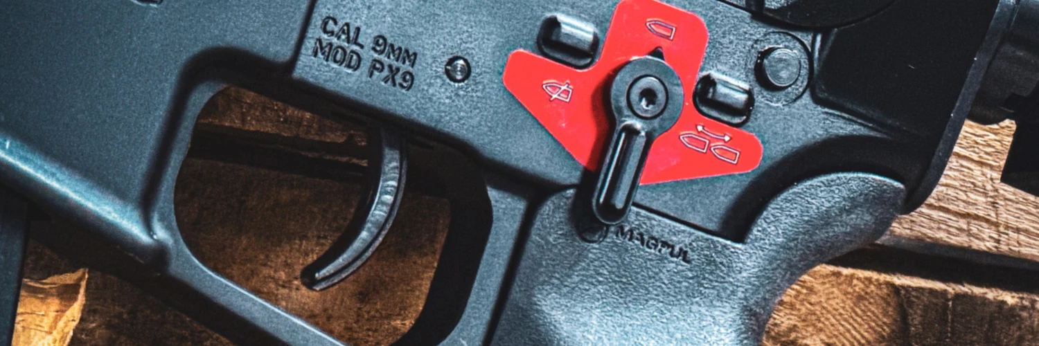 binary trigger on a PSA AR-9