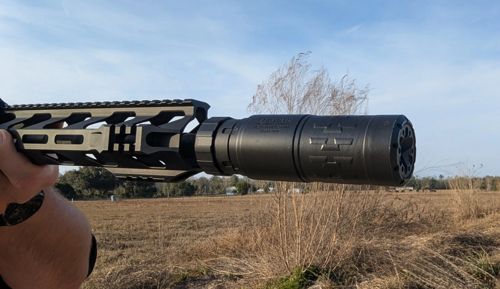 velos LBP mounted to rifle