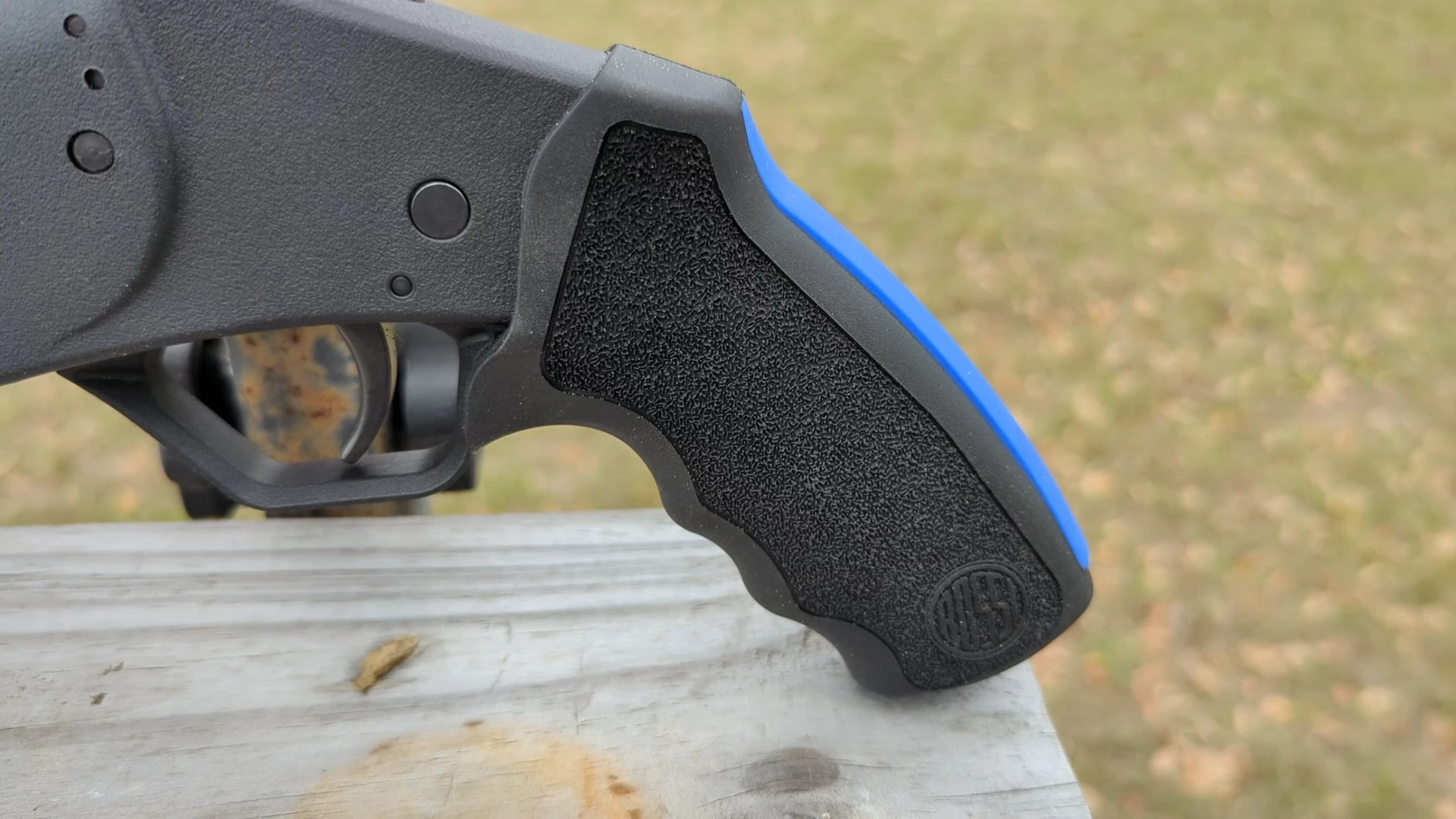 soft rubber grip on the Rossi Brawler