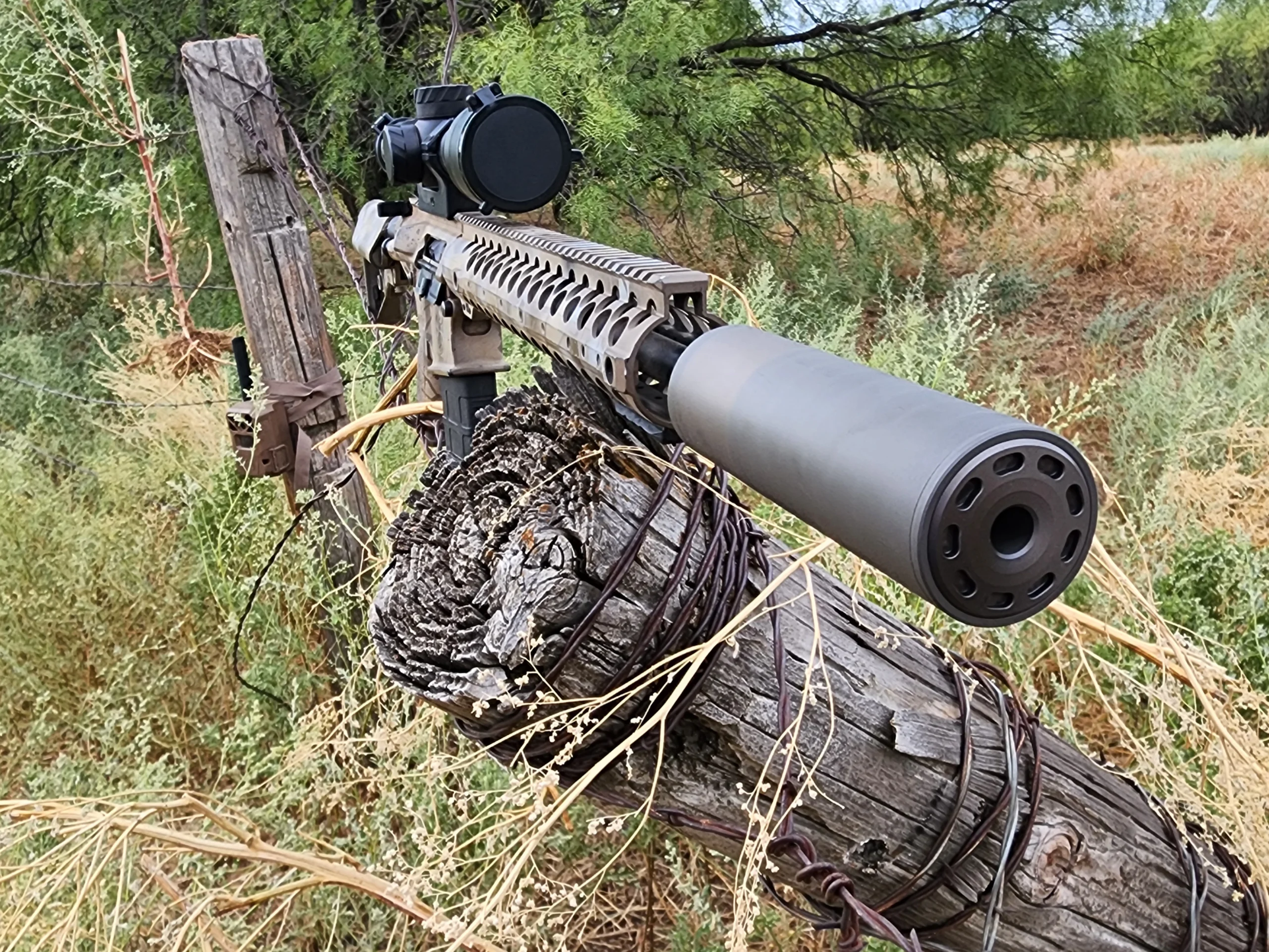 scythe-ti, best deer hunting suppressor