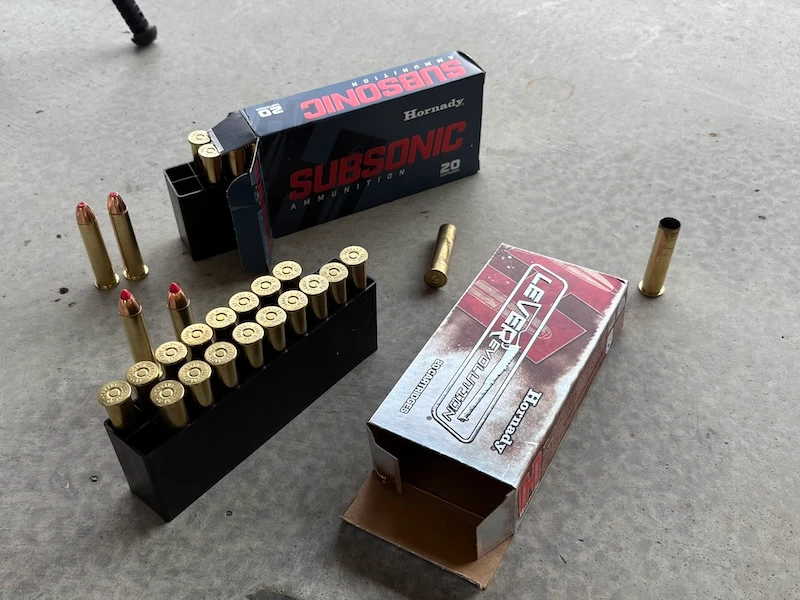 Hornady .45-70 Government Sub-X subsonic and 325-grain LEVERevolution ammunition